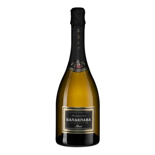 Вино игристое Золотая Балка Балаклава Chardonnay Brut белое брют 750 мл