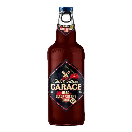 Пивной напиток Seth & Riley's Garage Hard Black Cherry светлый фильтрованный пастеризованный 400 мл