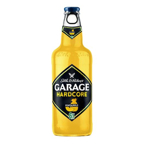 Пивной напиток Seth & Riley's Garage Hardcore Pineapple светлый фильтрованный пастеризованный 400 мл