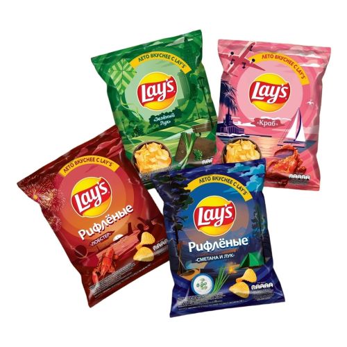 Чипсы картофельные Lay's сметана-зелень 140 г
