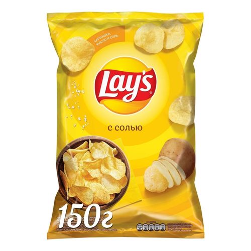Чипсы картофельные Lay's соль 140 г