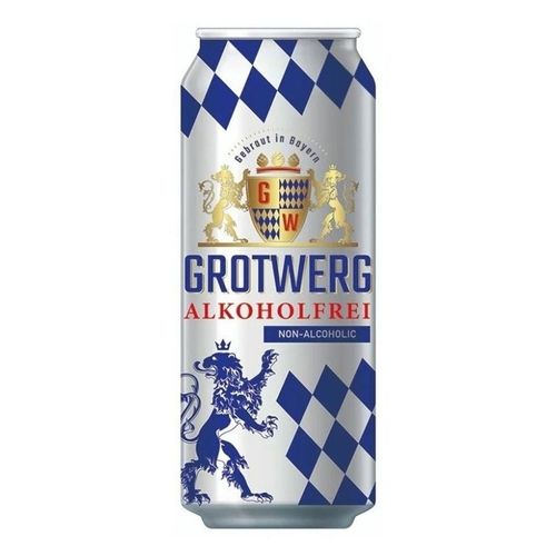 Безалкогольное пиво Grotwerg светлое фильтрованное пастеризованное 500 мл