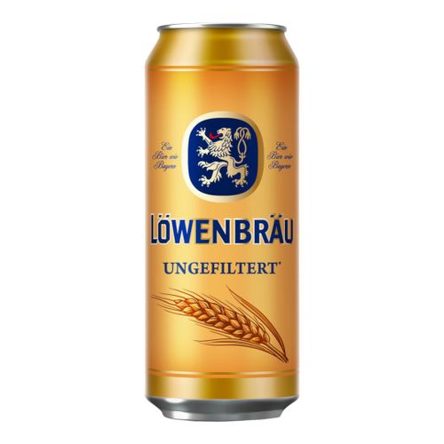Пиво Lowenbrau Ungefiltert светлое нефильтрованное пастеризованное 450 мл