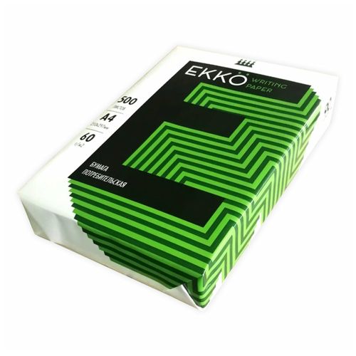 Бумага для печати Ekko белая А4 500 листов - купить с доставкой на дом ...