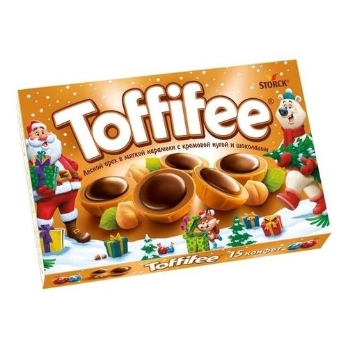 Ирис Toffifee лесной орех-карамель-шоколад 125 г в ассортименте (вид по наличию)