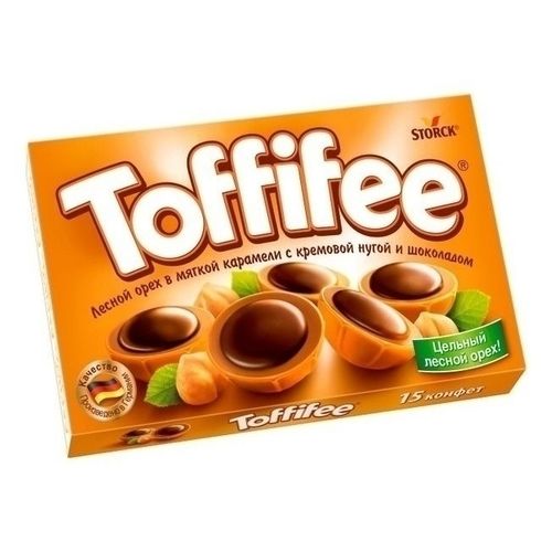 Ирис Toffifee лесной орех-карамель-шоколад 125 г в ассортименте (вид по наличию)