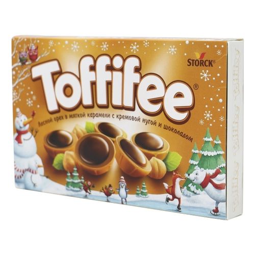 Ирис Toffifee лесной орех-карамель-шоколад 125 г в ассортименте (вид по наличию)