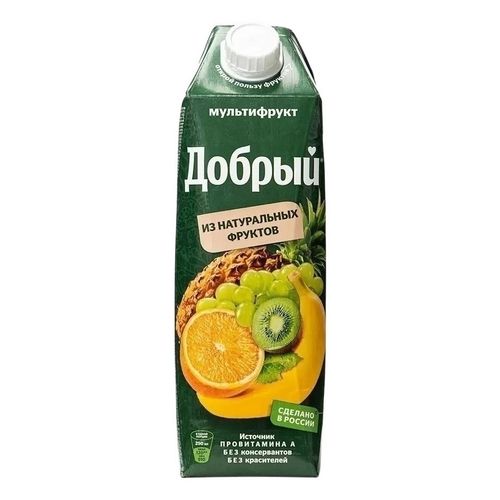 Нектар Добрый мультифрукт неосветленный 1 л