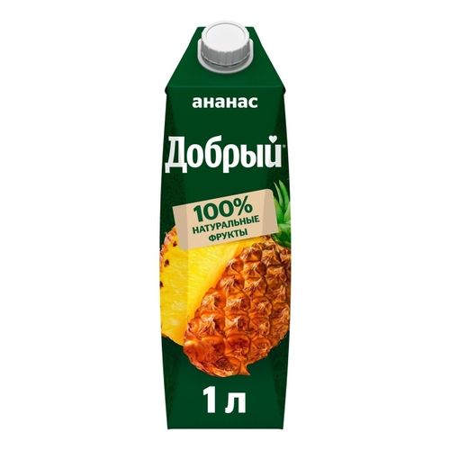 Сок Добрый ананасовый неосветленный 1 л