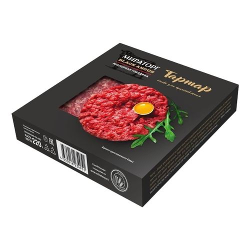 Тартар говяжий Мираторг Black Angus охлажденный 220 г - купить с ...