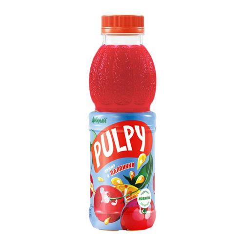 Напиток сокосодержащий Pulpy вишня 450 мл - купить с доставкой на дом в ...