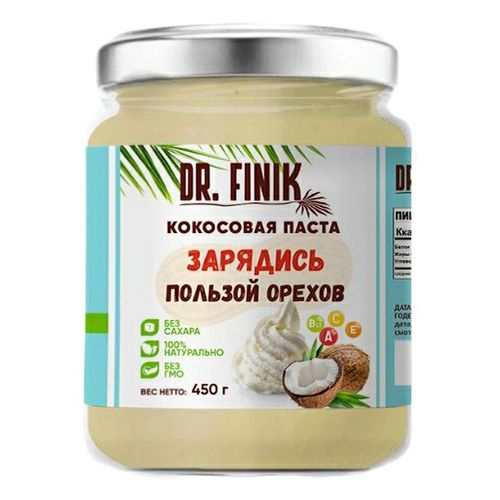 Паста Dr.Finik кокосовая 450 г - купить с доставкой на дом в Купер