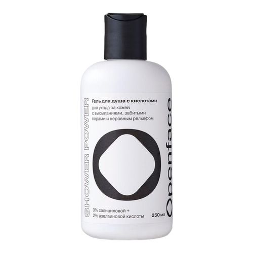Гель для душа Openface Shower Power с кислотами для проблемной кожи 250 ...