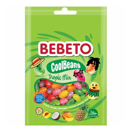 Мармелад Bebeto Cool beans тропический микс жевательный 60 г