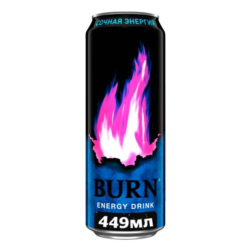 Энергетический напиток Burn Сочная энергия газированный 449 мл