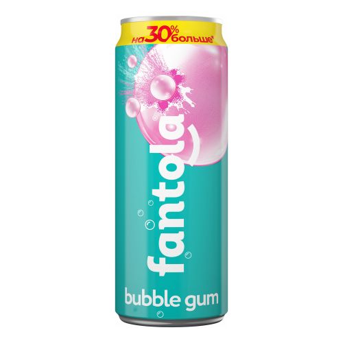 Газированный напиток Fantola Bubble gum 450 мл - купить с доставкой на ...