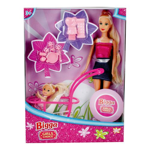 Кукла Bigga с пупсом и аксессуарами 16 предметов - купить с доставкой ...
