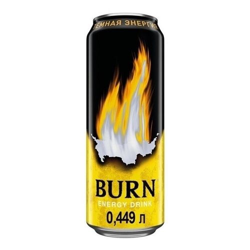 Энергетический напиток Burn Dark Energy газированный 449 мл