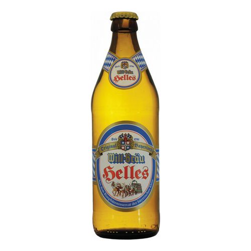 Пиво Will-Brau Helles светлое фильтрованное пастеризованное 500 мл