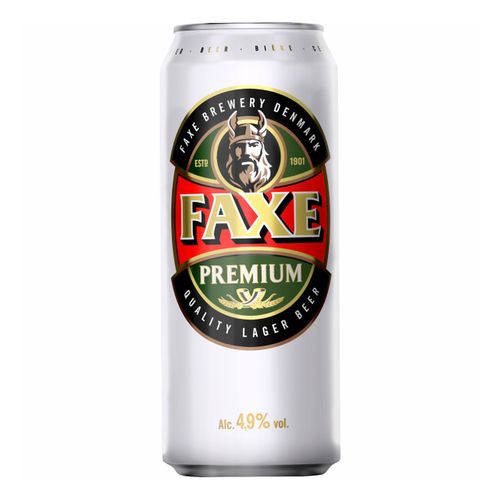 Пиво Faxe Premium светлое фильтрованное пастеризованное 450 мл