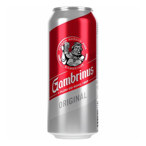 Пиво Gambrinus Original светлое фильтрованное пастеризованное 500 мл