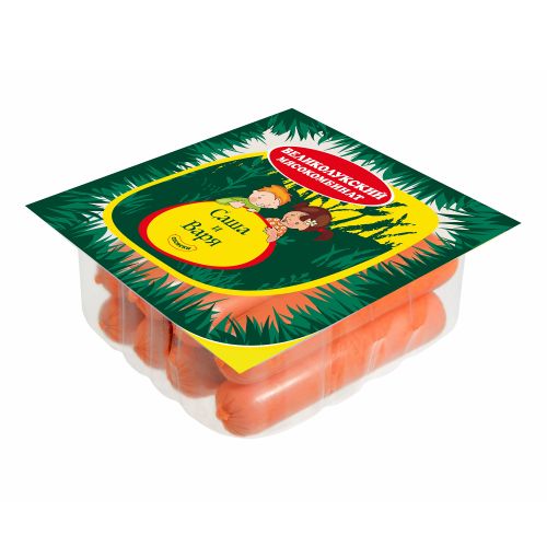 Сосиски Великолукский мясокомбинат Саша и Варя вареные 330 г - купить с ...
