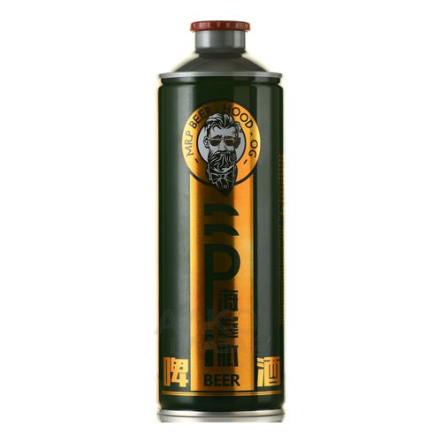 Пивной напиток Mr.P-Beer-Hood-Og Лаопи с трепангом светлый нефильтрованный непастеризованный 980 мл