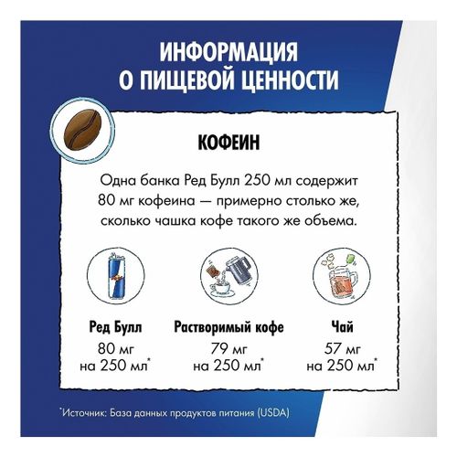 Энергетический напиток Red Bull (Ред Булл) черника газированный 355 мл