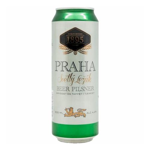 Пиво Praha Pilsner светлое фильтрованное пастеризованное 500 мл