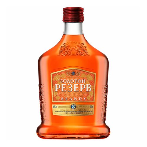Бренди Золотой Резерв 3 звезды 250 мл