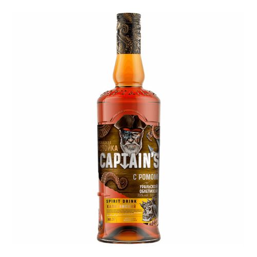 Настойка Captain's с ромом и уральской облепихой 500 мл