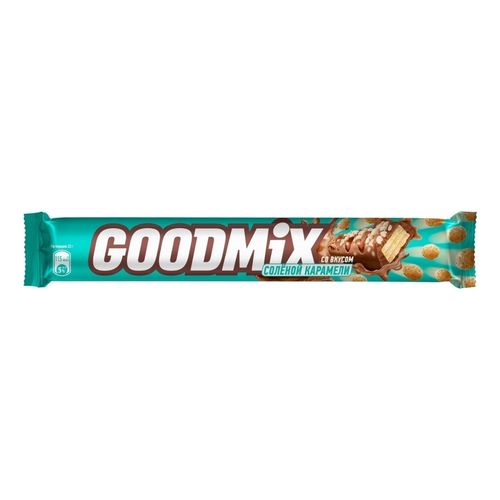 Конфета Goodmix со вкусом соленой карамели и с хрустящей вафлей 44 г