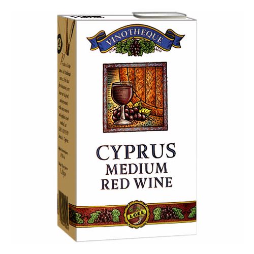 Вино Vinotheque Loel Cyprus красное полусладкое 1 л Кипр