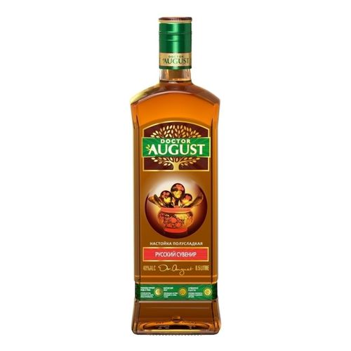 Настойка Doctor August Русский Сувенир ягодная 500 мл