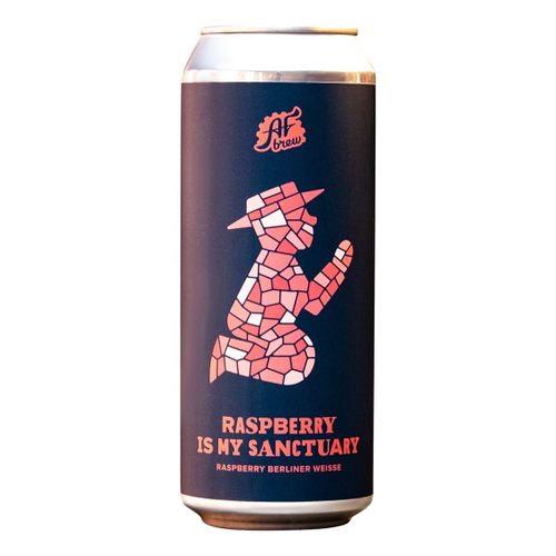 Пивной напиток AF Brew Raspberry is my Sanctuary светлый нефильтрованный пастеризованный 500 мл