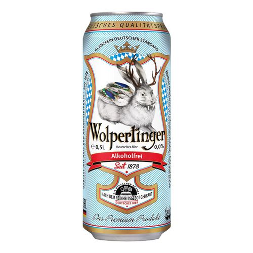 Безалкогольное пиво Wolpertinger светлое фильтрованное пастеризованное 500 мл