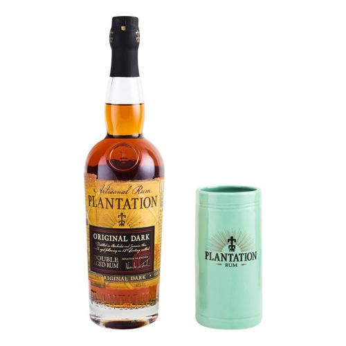 Ром Plantation Original Dark Double Aged 700 мл + стакан