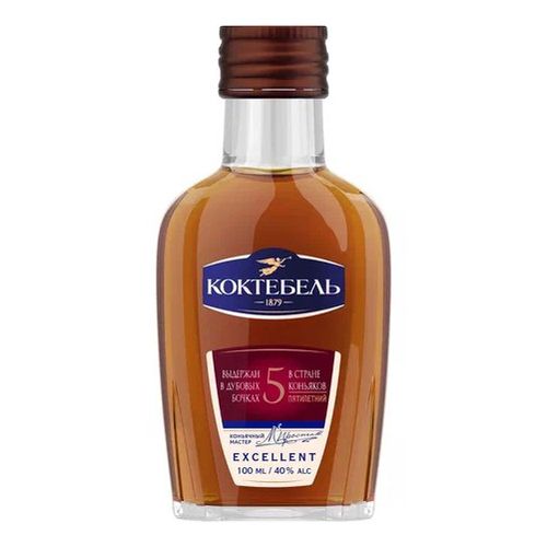 Коньяк Коктебель 5 звезд 100 мл