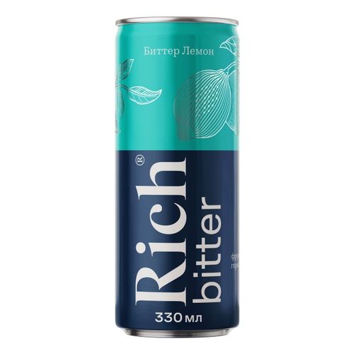 Газированный напиток Rich bitter Лемон 330 мл