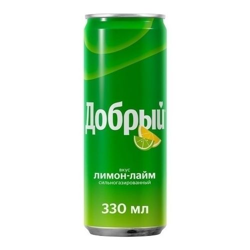 Газированный напиток Добрый лимон-лайм 330 мл