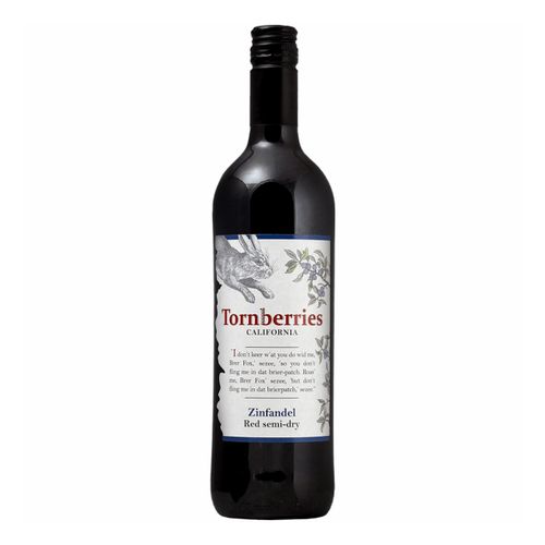 Вино Tornberries Zinfandel красное полусухое 750 мл CША