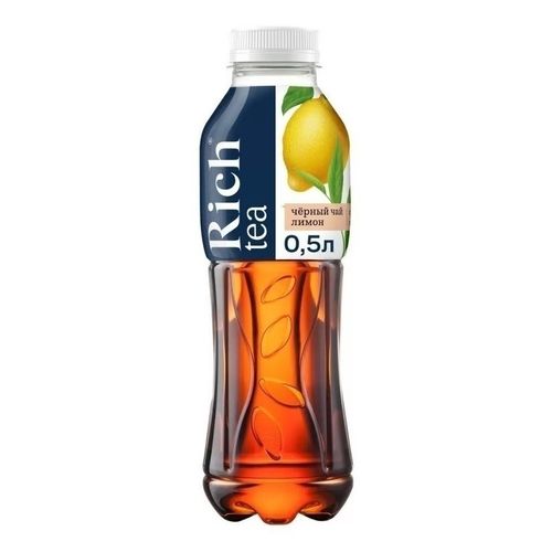Холодный чай Rich tea чёрный лимон 500 мл