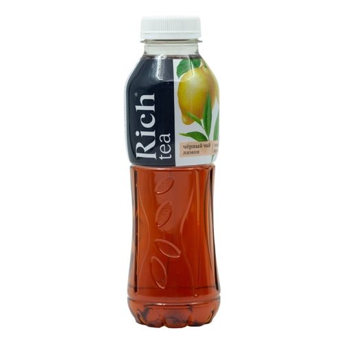 Холодный чай Rich tea чёрный лимон 500 мл