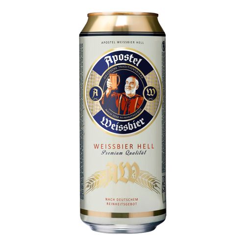 Пиво Apostel Weissbier светлое нефильтрованное пастеризованное 500 мл