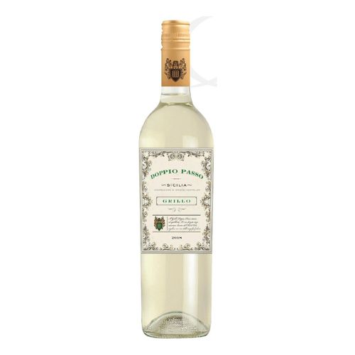 Вино Doppio Passo Грилло белое полусухое 750 мл Италия