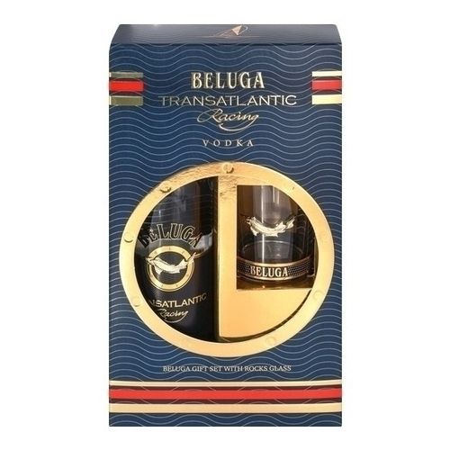 Водка Beluga Transatlantic Racing 700 мл + стакан