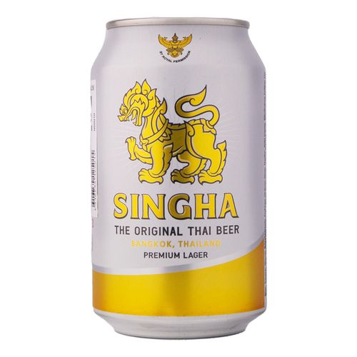 Пиво Singha Boon Rawd светлое фильтрованное пастеризованное 330 мл