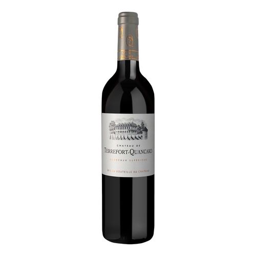 Вино Chateau de Terrefort-Quancard Bordeaux Superieur красное сухое 750 мл Франция