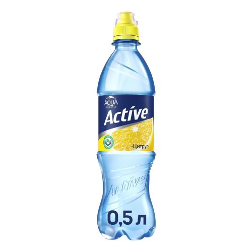 Вода ароматизированная питьевая Aqua Minerale Active цитрус негазированная 500 мл