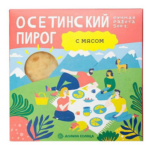 Пирог Долина солнца Осетинский с мясом 500 г